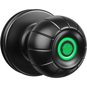 SOOWAY Smart Door Knob - Fingerprint Biometric Door Lock Smart Doorknob